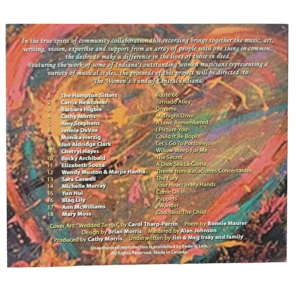 Here For You CD Music Central Indiana Women Various Artists 37338cd - Picture 2 of 2